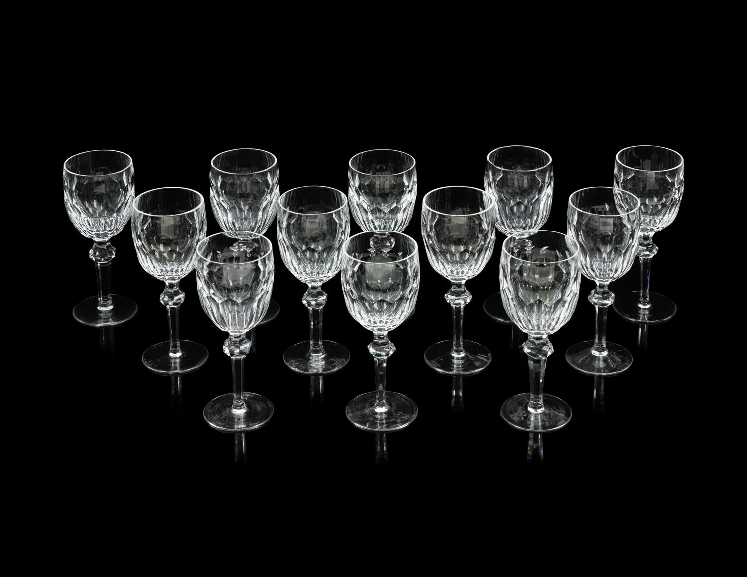 A Set of Twelve Waterford Curraghmore Water Goblets