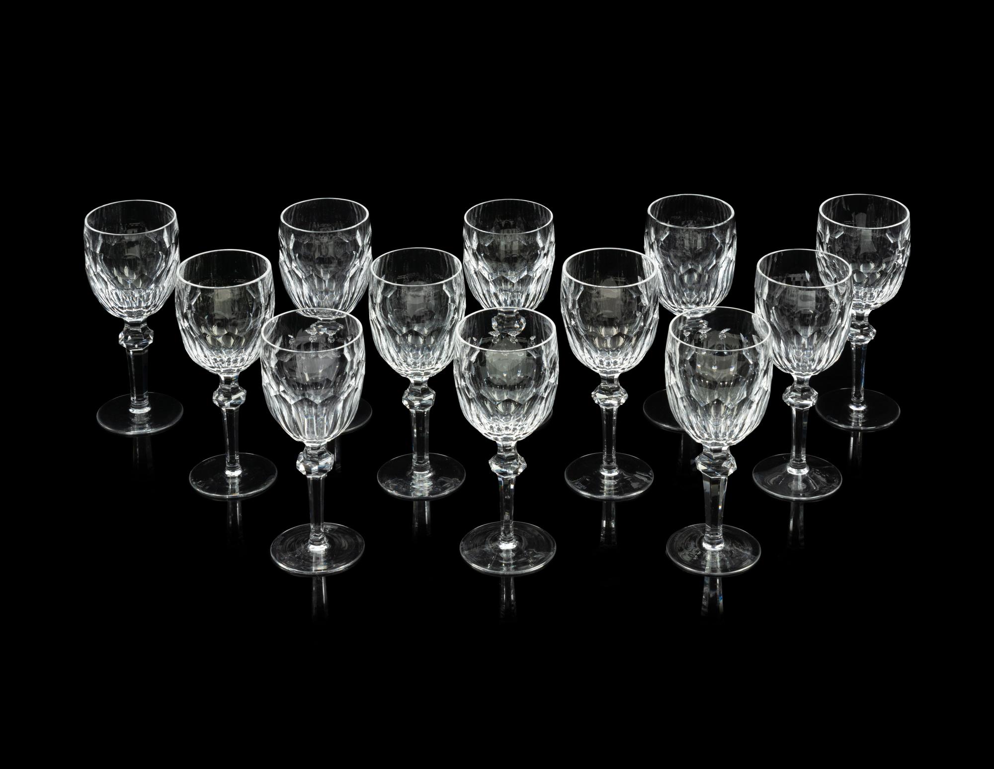 A Set of Twelve Waterford Curraghmore Water Goblets
