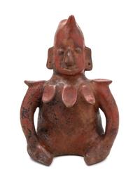 A Colima Pottery Figural Vessel