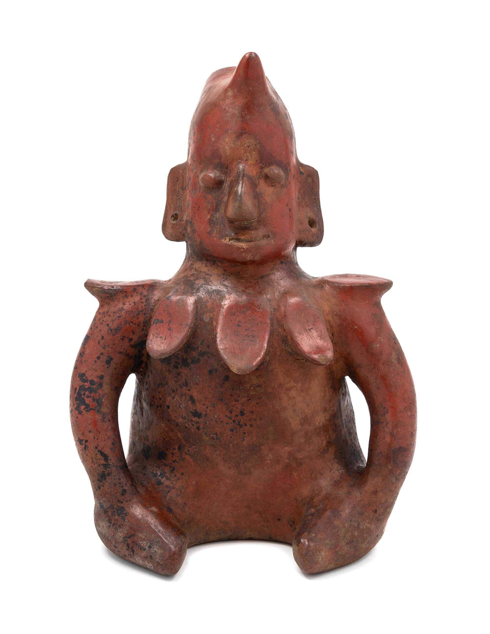 A Colima Pottery Figural Vessel