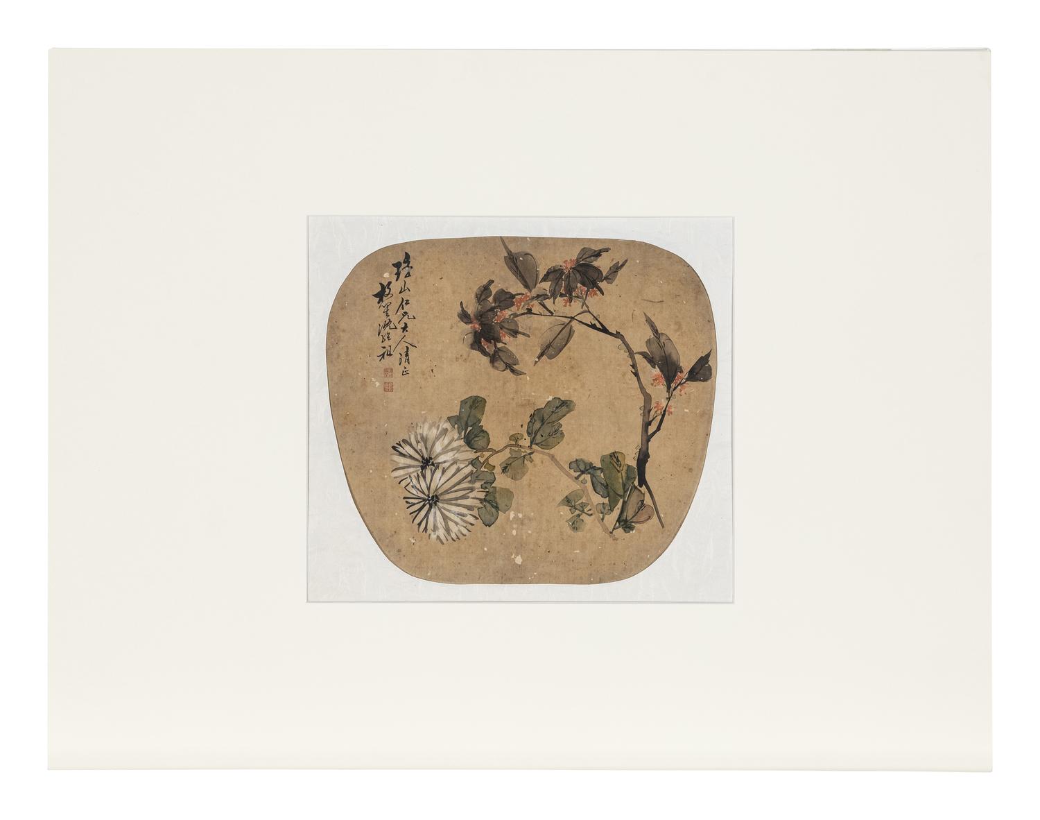 Five Chinese Paintings Depicting Birds and Flowers