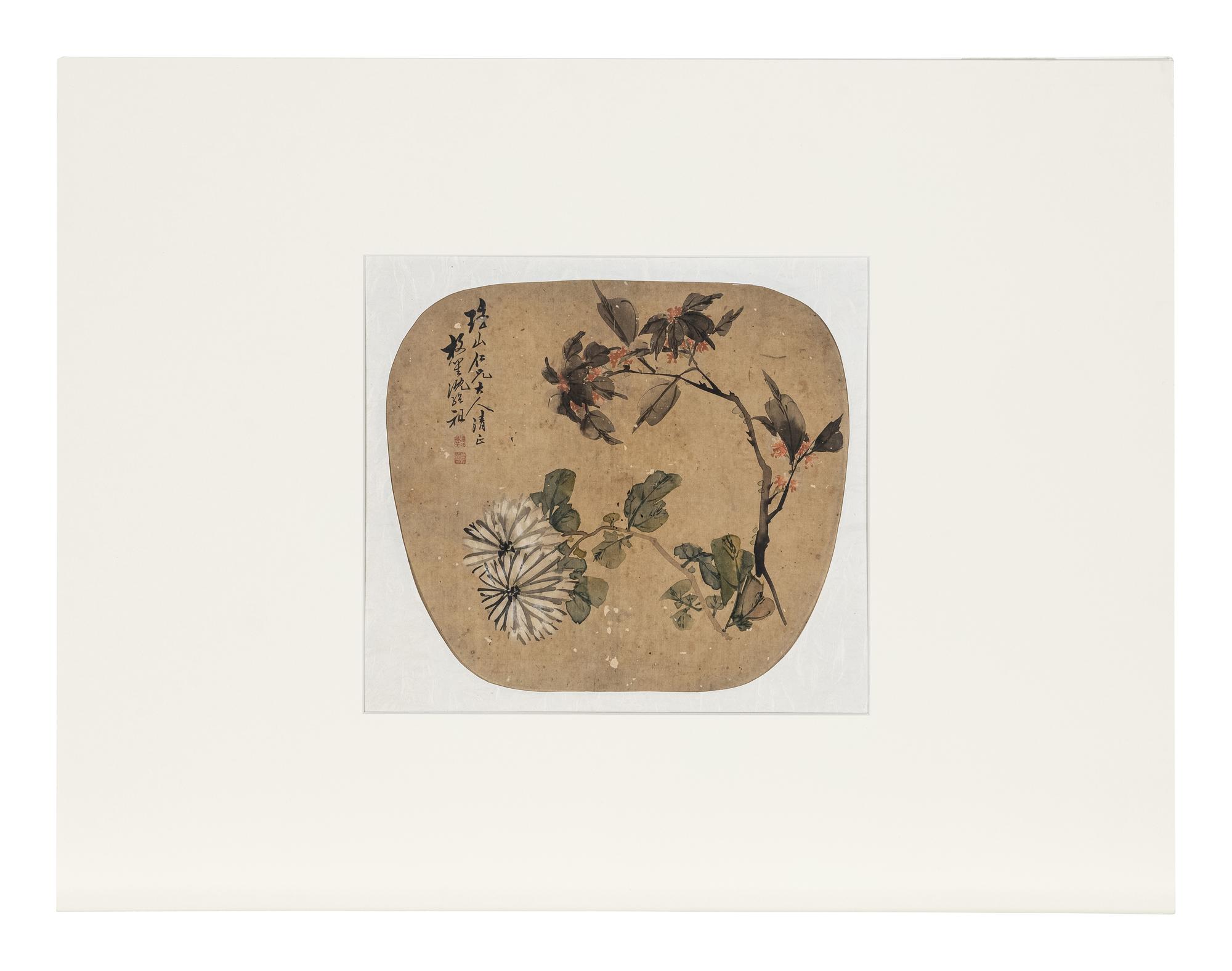 Five Chinese Paintings Depicting Birds and Flowers