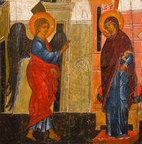 Rostov-Suzdal School, (Circa 1400), The Annunciation