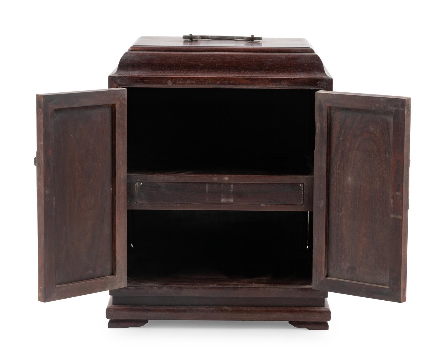 A Hardwood Seal Chest