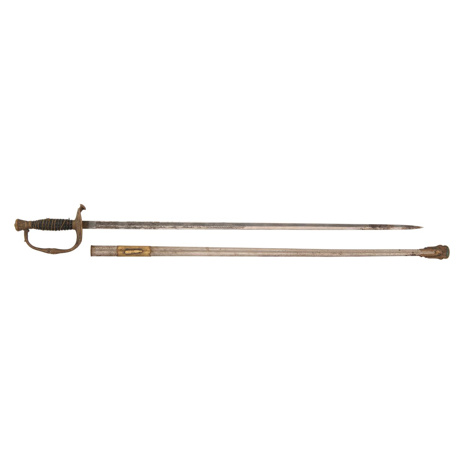 U.S. Model 1860 Staff & Field Officers Sword of Capt. Francis Vinton - 13th US Infantry
