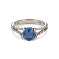 SAPPHIRE AND DIAMOND RING