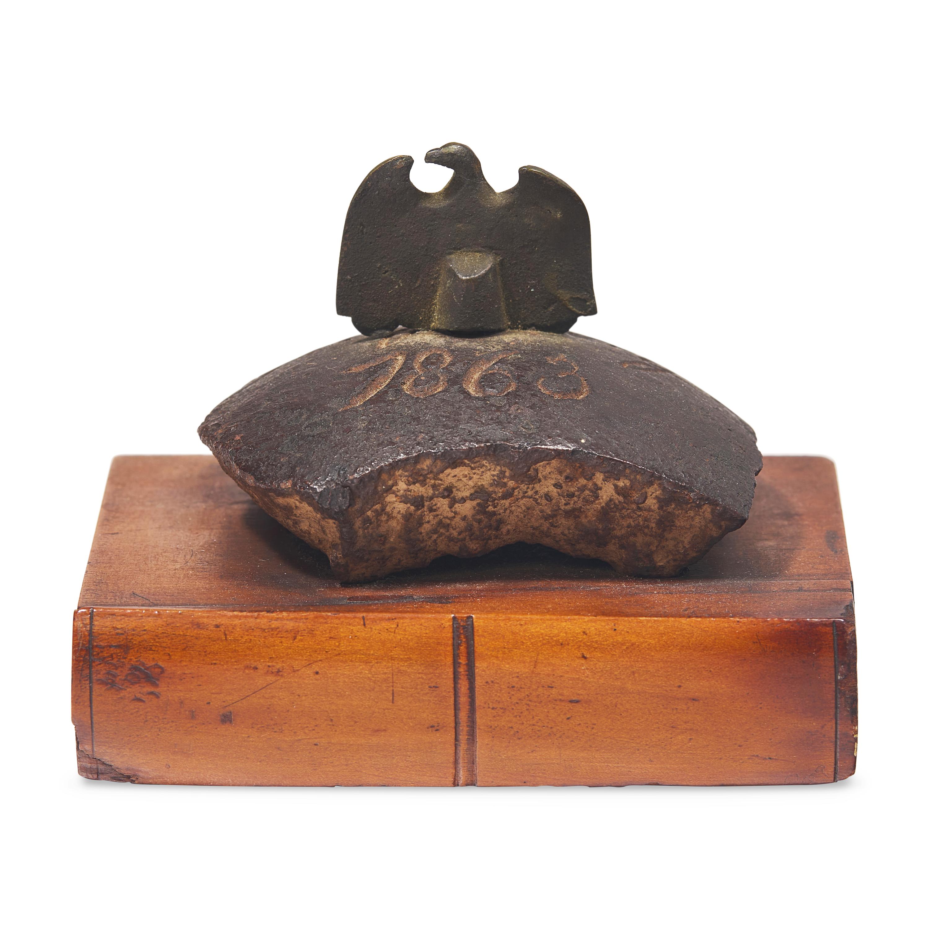 A Civil War Cannonball Fragment from the Battle of Gettysburg