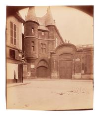 A group of five photographs depicting Paris ( Les Archives - rue des Francs Bourgeois , 1899-1900; Annexe de l'Hôtel Dieu, rue de la Bucherie, cour Saint Julien , 1902-1903; H ô tel de Chanac [cour], 127 rue de Grenelle , 1907; Saint-M é dard, 1926; Avenue de l'Observatoire , 1899-1900)