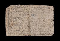 A Colonial State of New York 2-Schilling Note