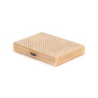 YELLOW GOLD AND SAPPHIRE COMPACT