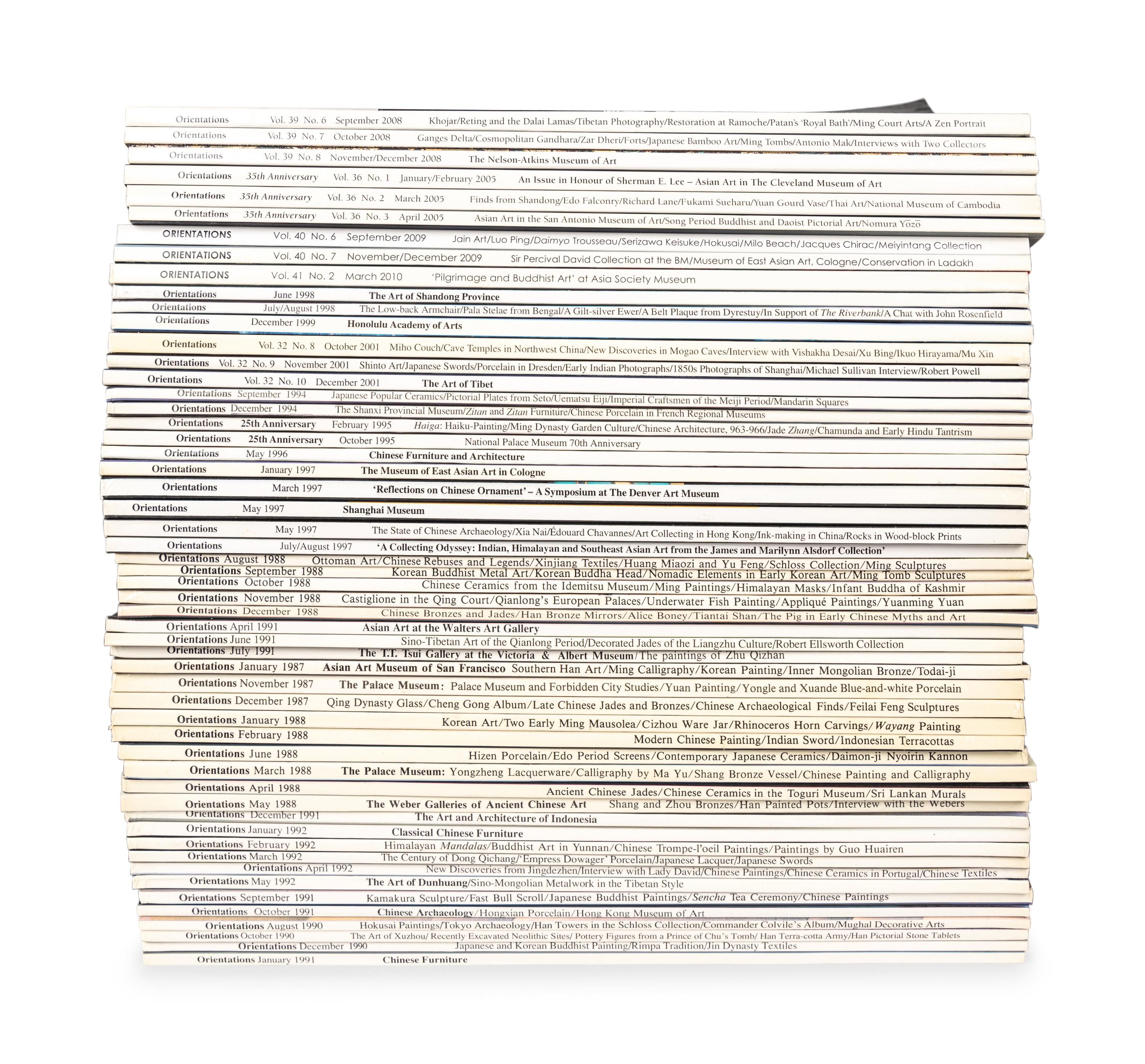 [MAGAZINES] a group of magazines about Asian Arts 中國及亞洲藝術雜志145冊