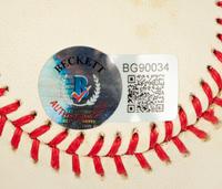 A Vintage Barry Bonds Signed Autograph Baseball (Beckett Authentication Services BAS Certified),