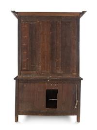 A French Provincial Oak Buffet a Deux Corps