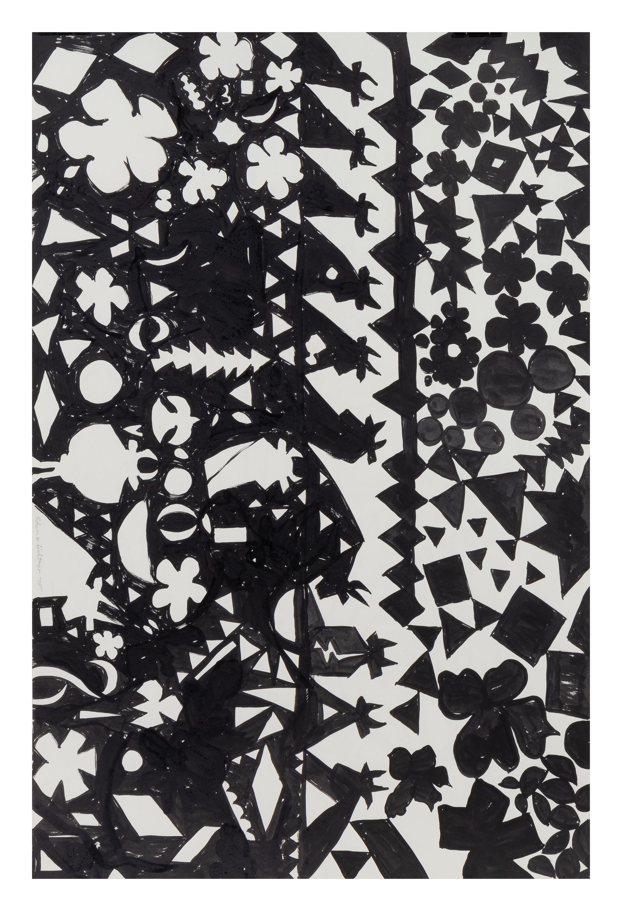 Schomer Lichtner (American, 1905-2006) Geometric Cows, 1975…
