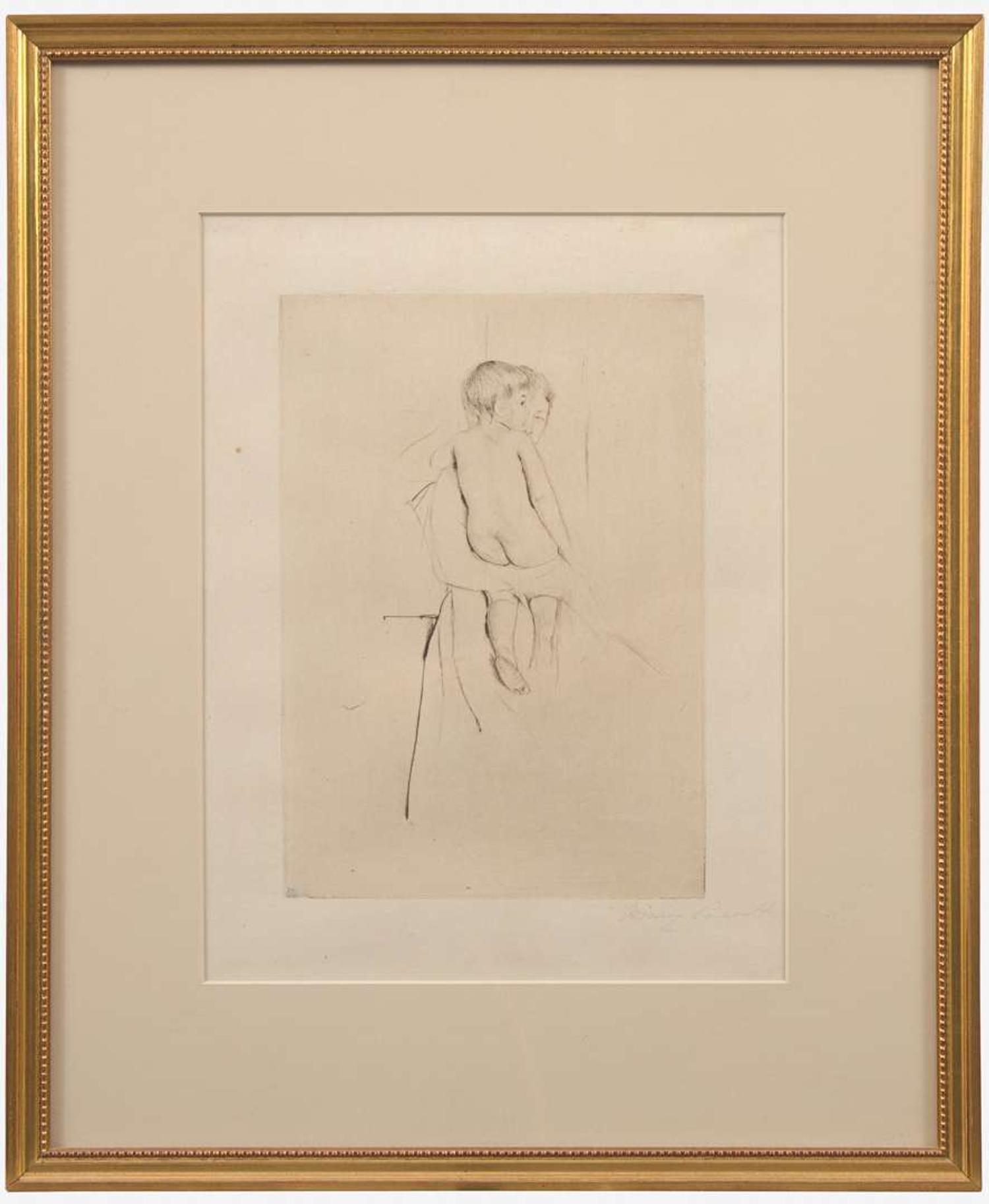 Mary Cassatt (American, 1844-1926) - Baby’s Back