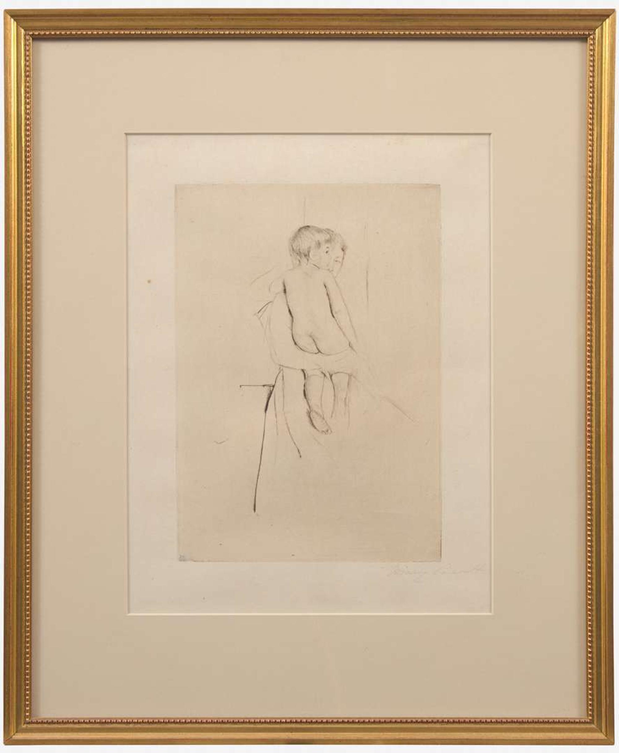 Mary Cassatt (American, 1844-1926) - Baby’s Back