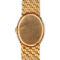 OMEGA, YELLOW GOLD AND DIAMOND WATCH