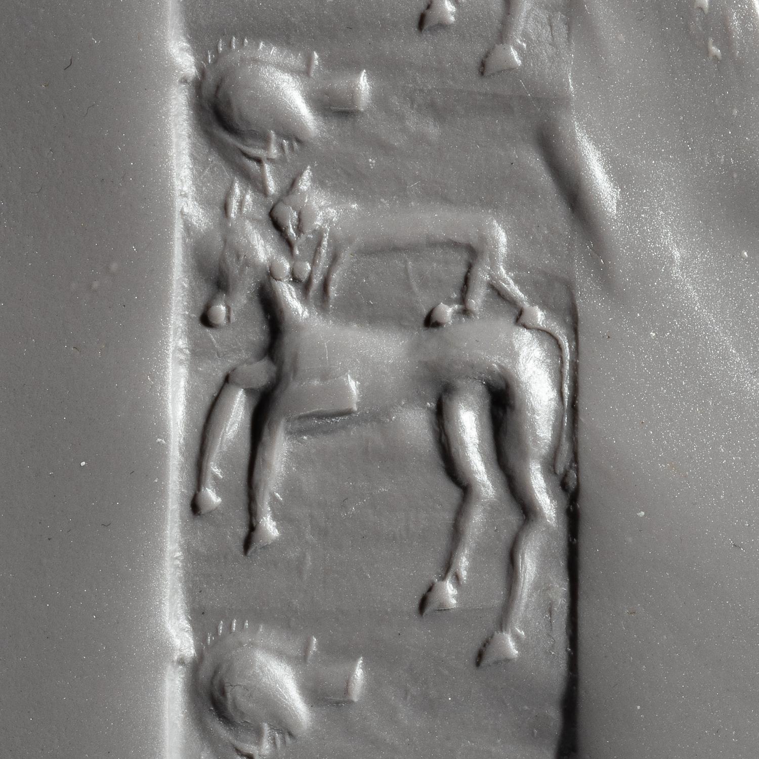 Nine Near Eastern Stone Cylinder Seals