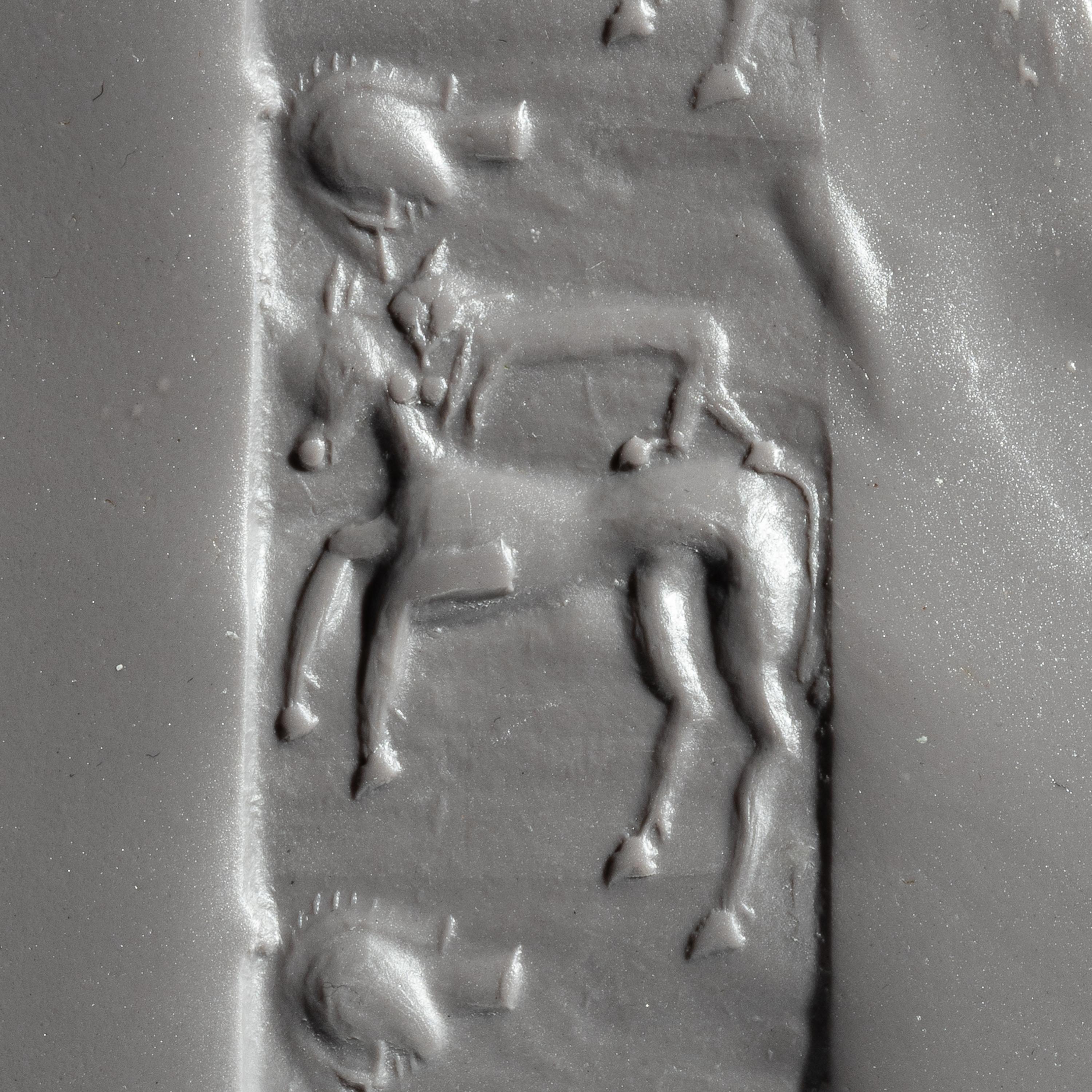Nine Near Eastern Stone Cylinder Seals