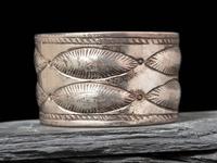 Wide Navajo Ingot Cuff Bracelet, Collected by Hoffman Birney (1891-1958)