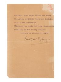 KIPLING, Joseph Rudyard (1865-1936). Debits and Credits . London: Macmillan and Co., Limited, 1926.