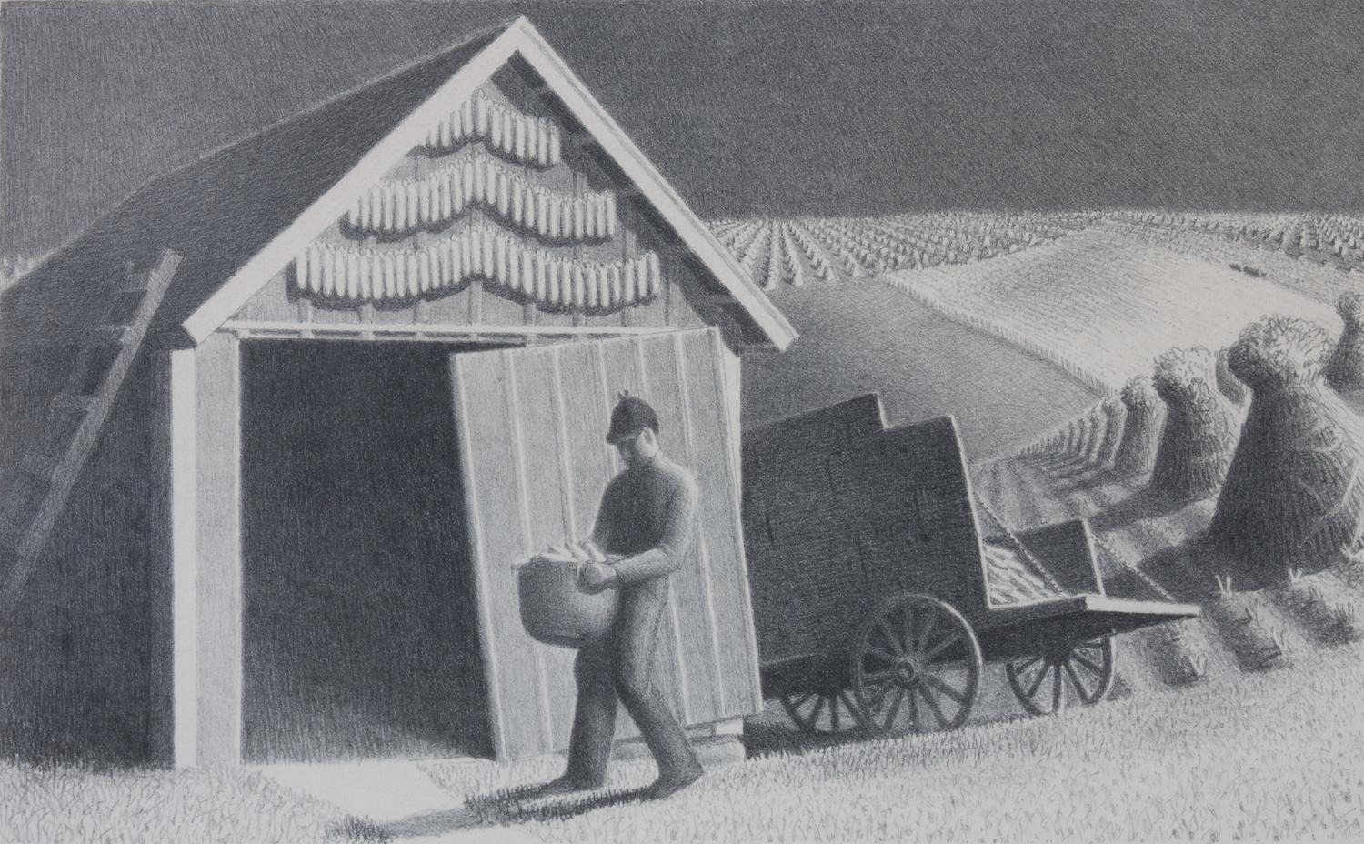 Grant Wood, (American, 1891-1942), Seedtime and Harvest, 1938