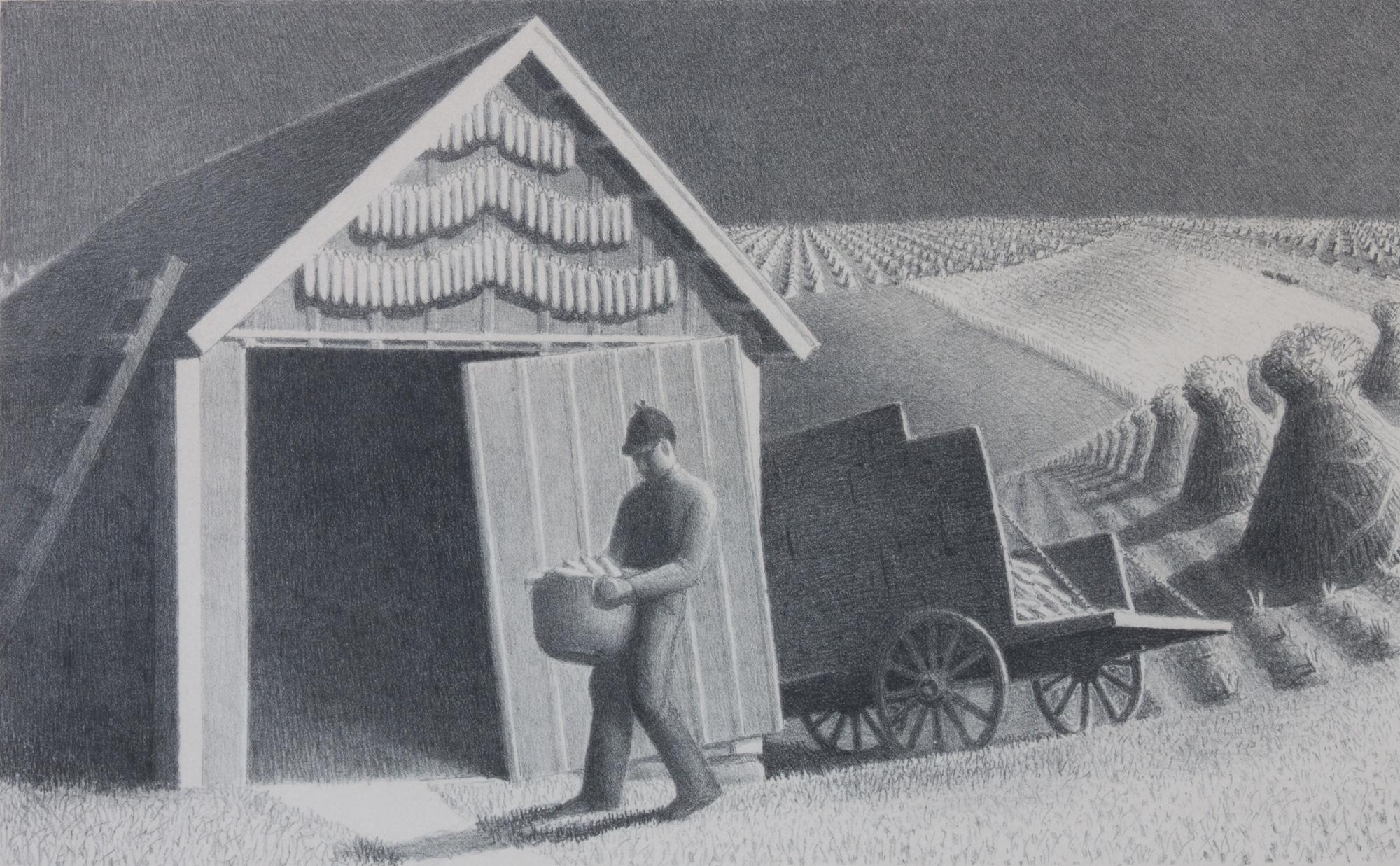 Grant Wood, (American, 1891-1942), Seedtime and Harvest, 1938