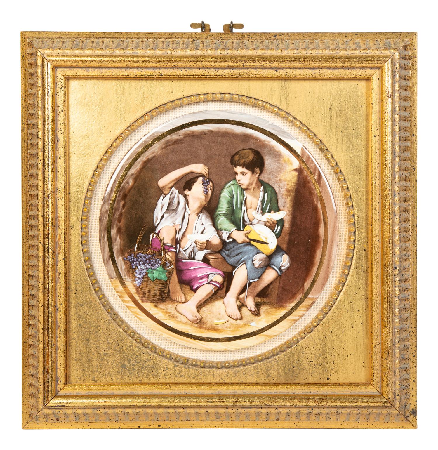 A Pair of Limoges Porcelain Plaques