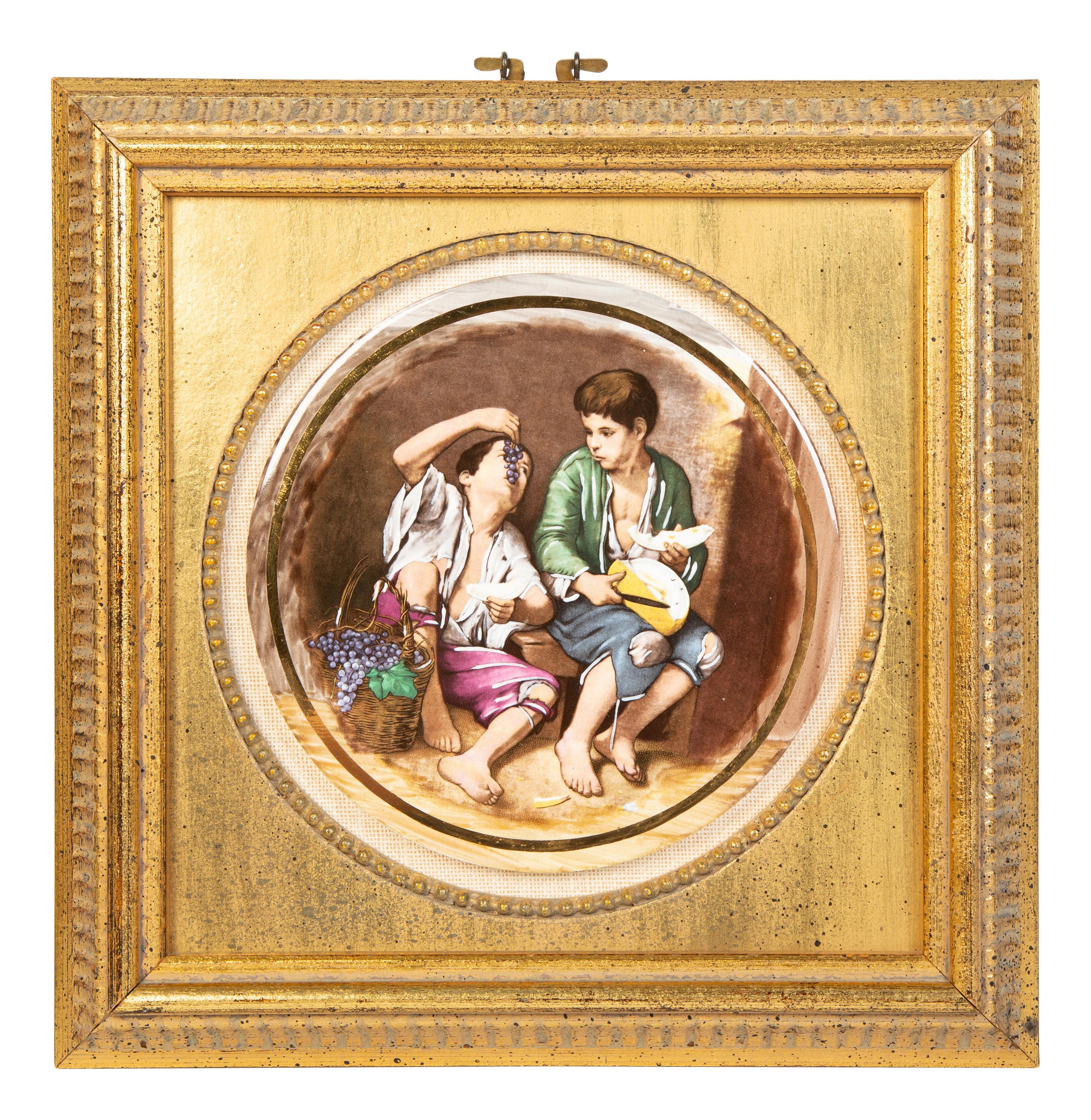 A Pair of Limoges Porcelain Plaques