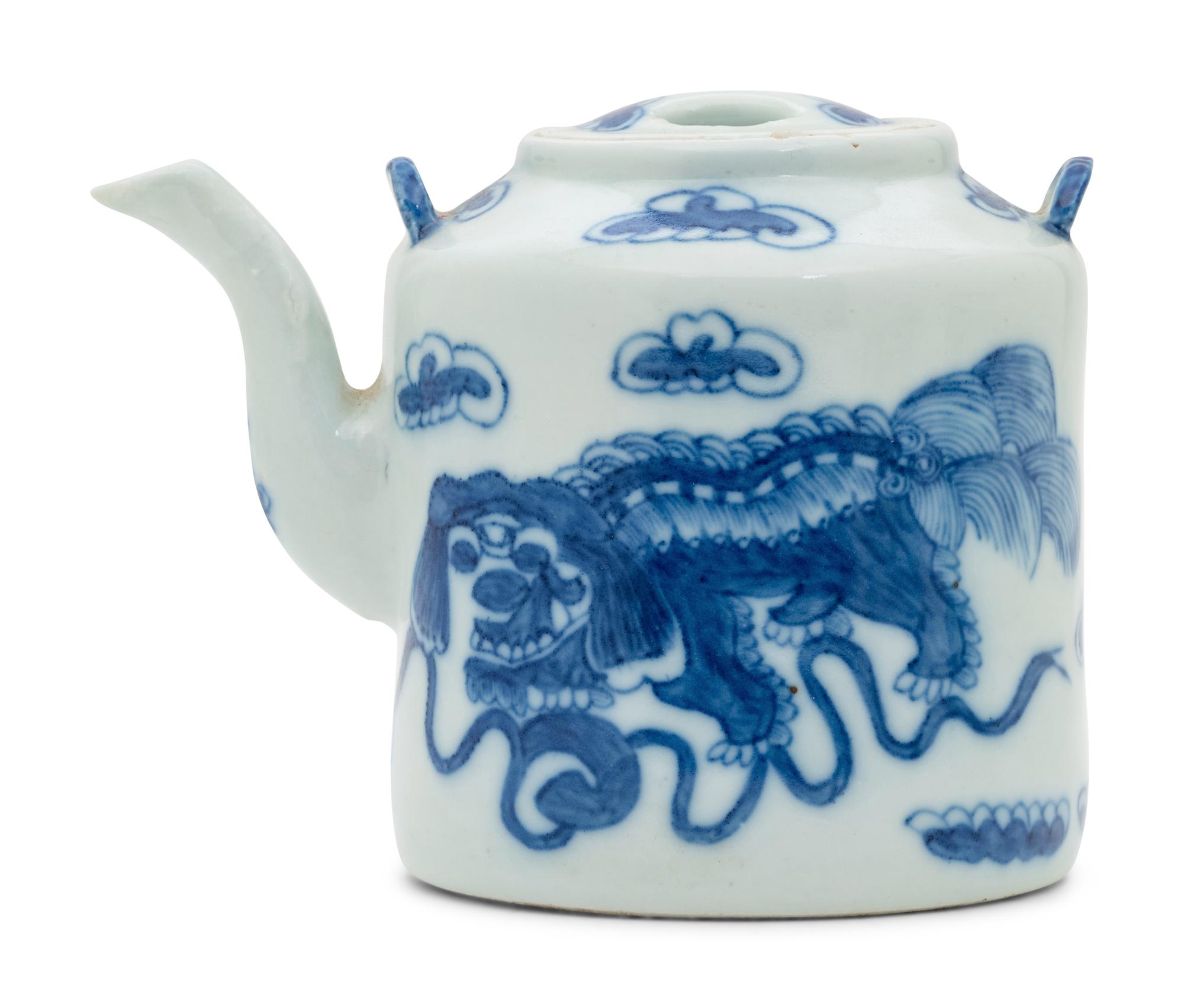 Four Chinese Porcelain Teapots