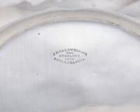 A Sterling Silver Bowl and Oval Tray