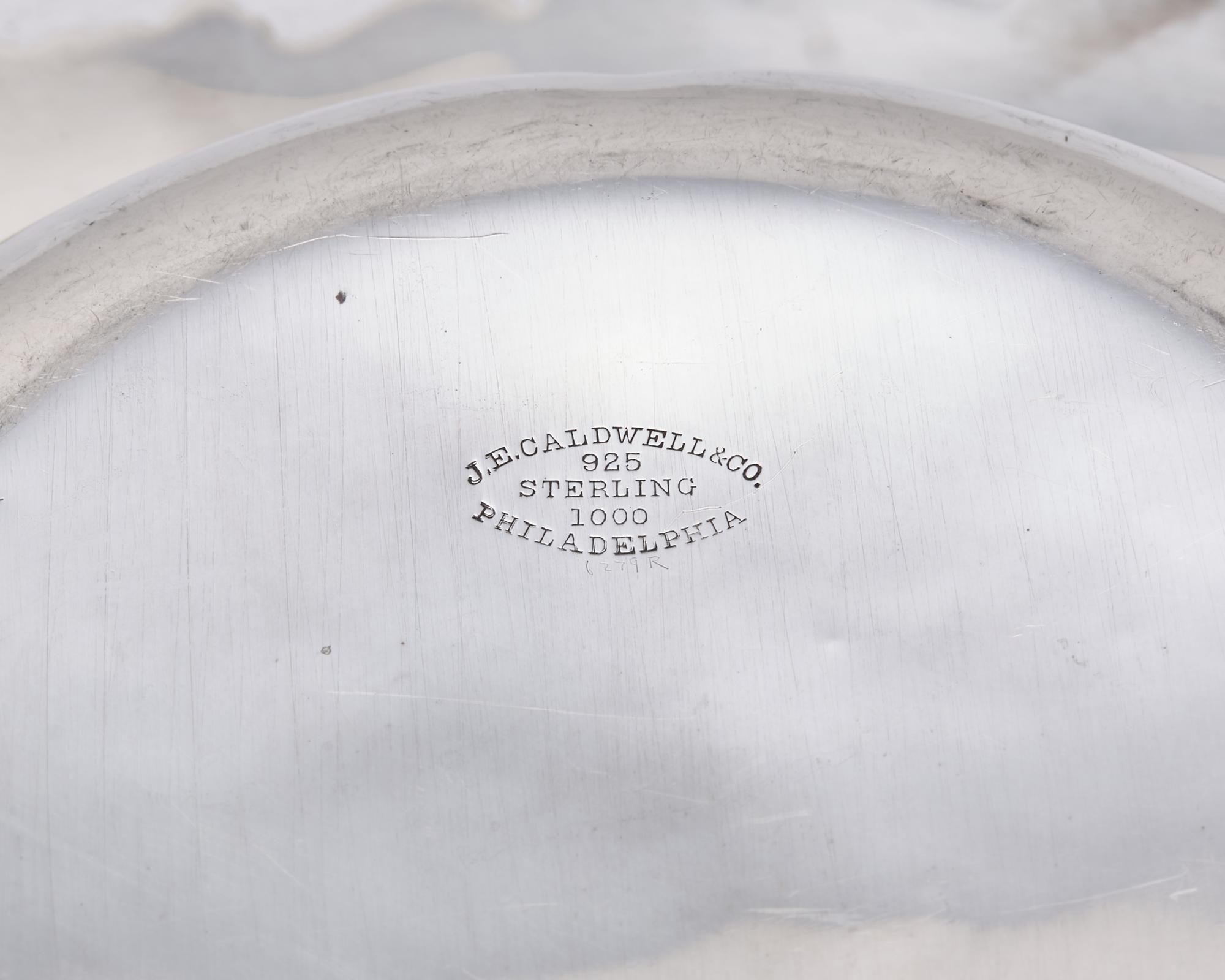 A Sterling Silver Bowl and Oval Tray