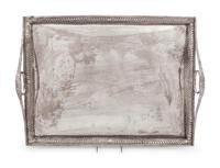 A Large Silver-Plate Tray