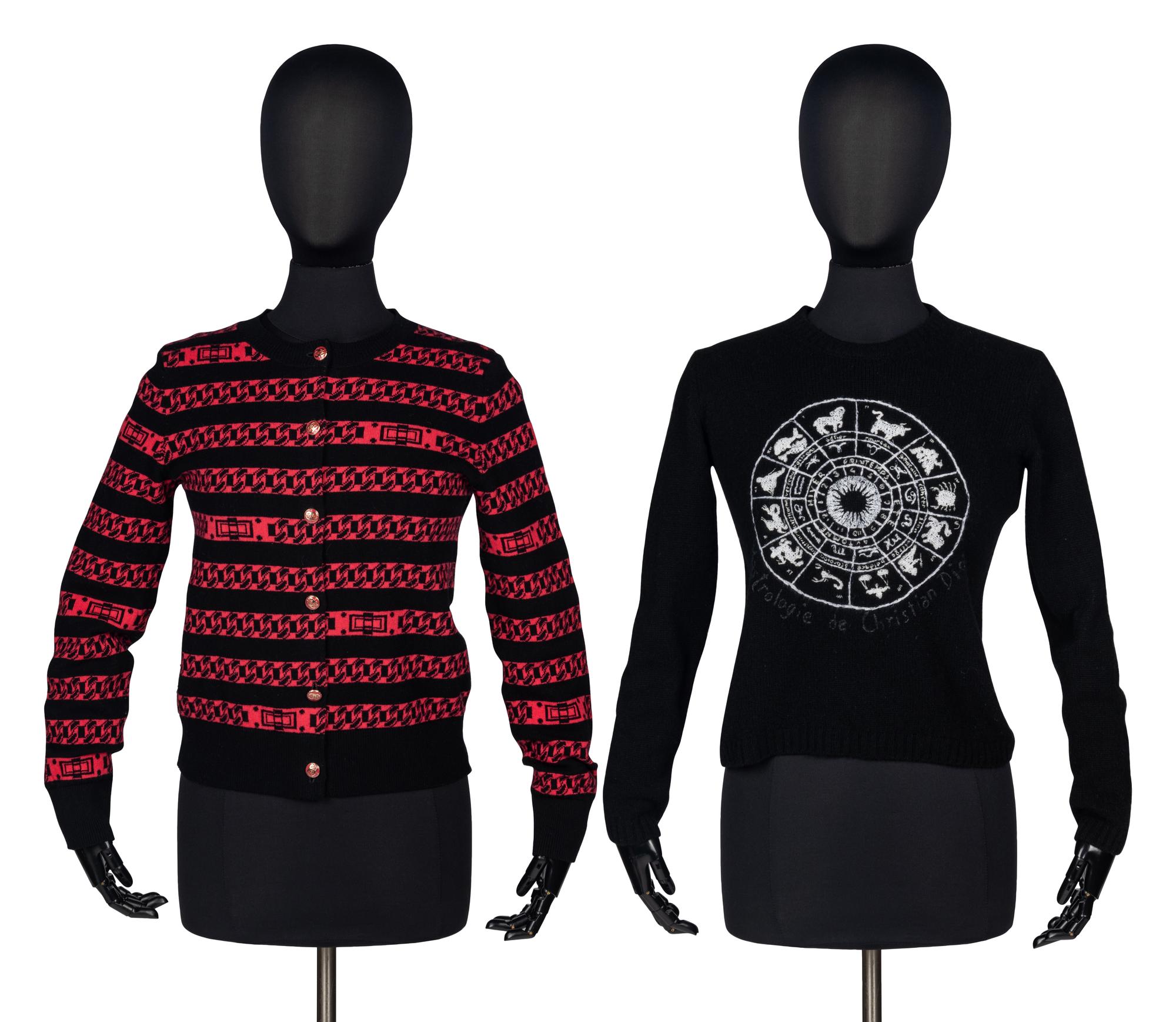 Chanel Cardigan & Dior Sweater