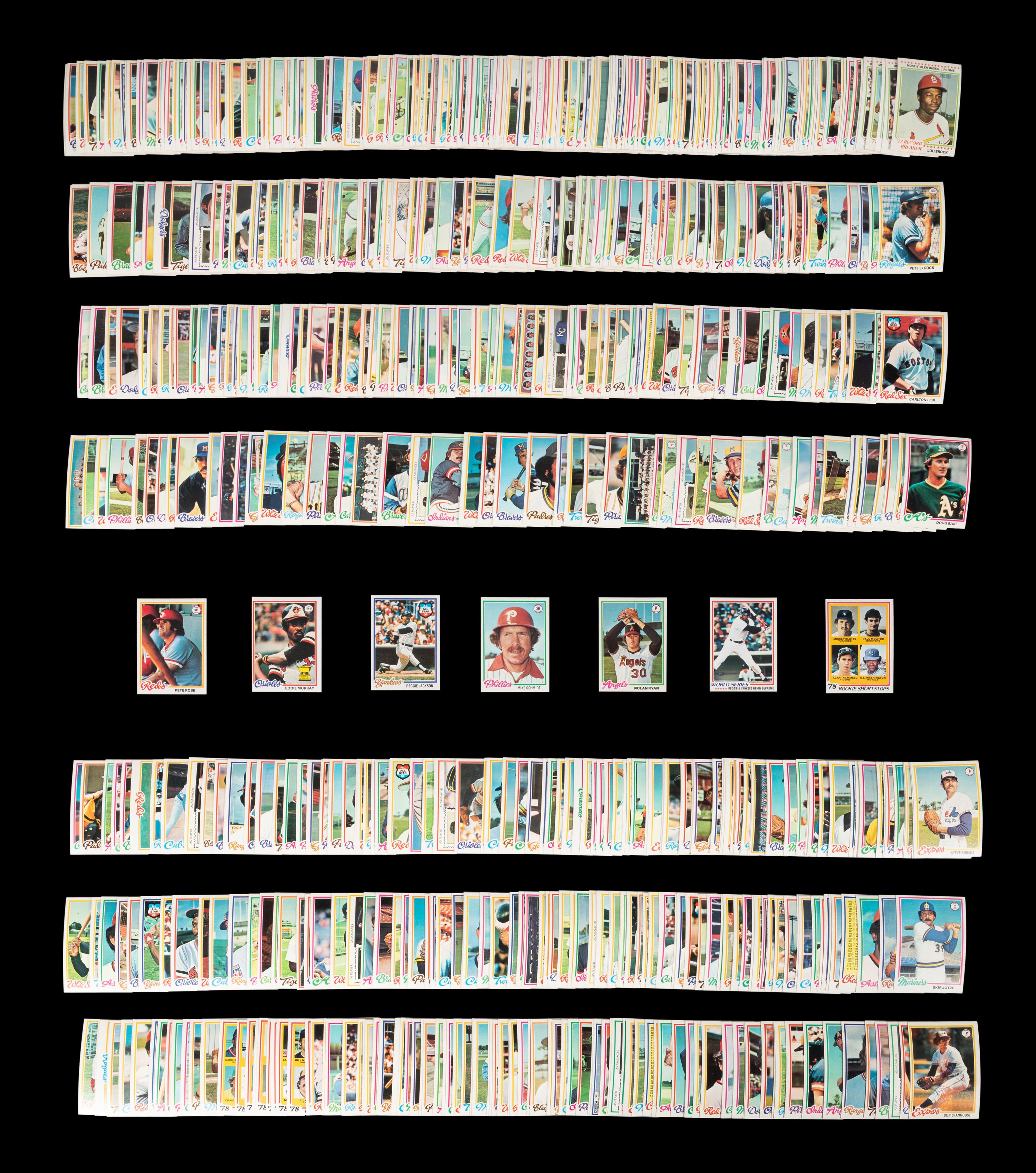 A Complete Set of 1978 Topps Baseball Cards (726/726)