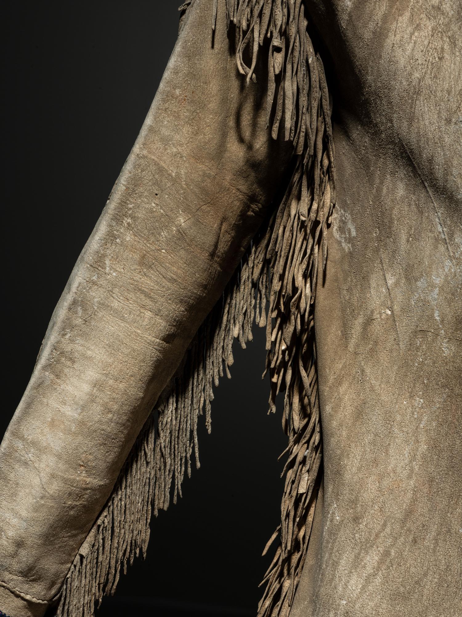 Northern Cree Beaded Hide Scout Jacket