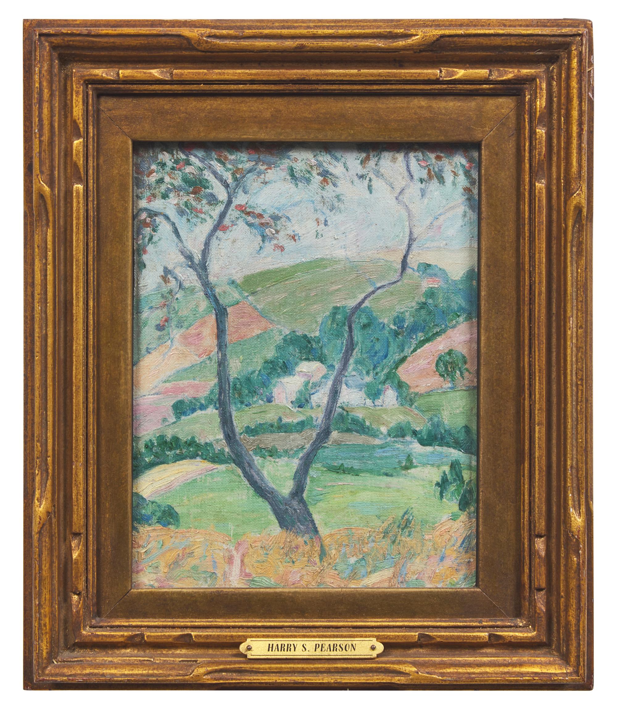 Tree by the Lake (with Sketch of a Landscape verso); together with a companion (2)