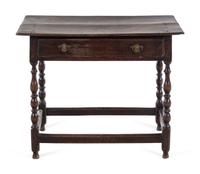 A William and Mary Oak Table