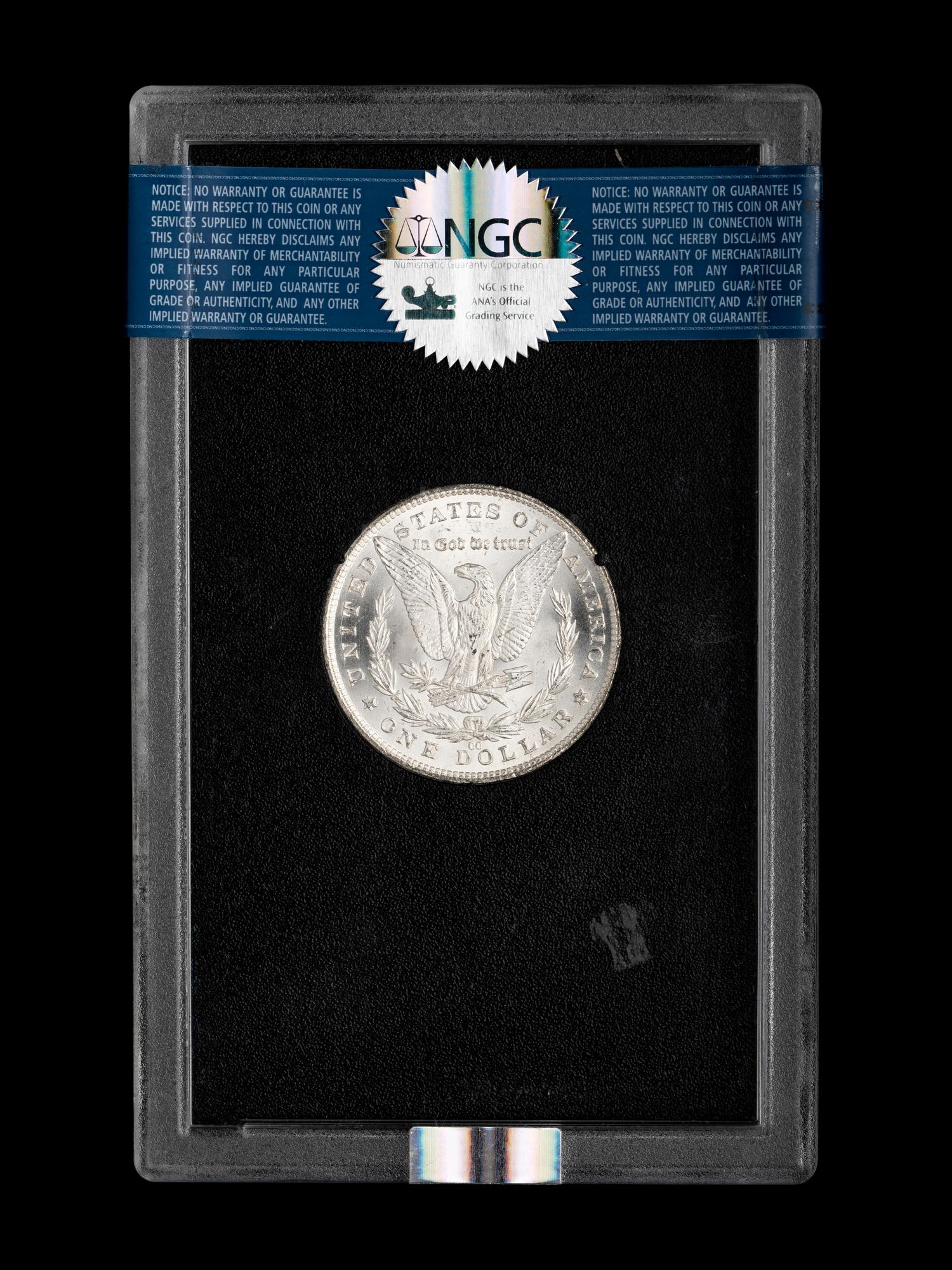 An 1881-CC GSA: Morgan $1 Coin (NGC MS62)