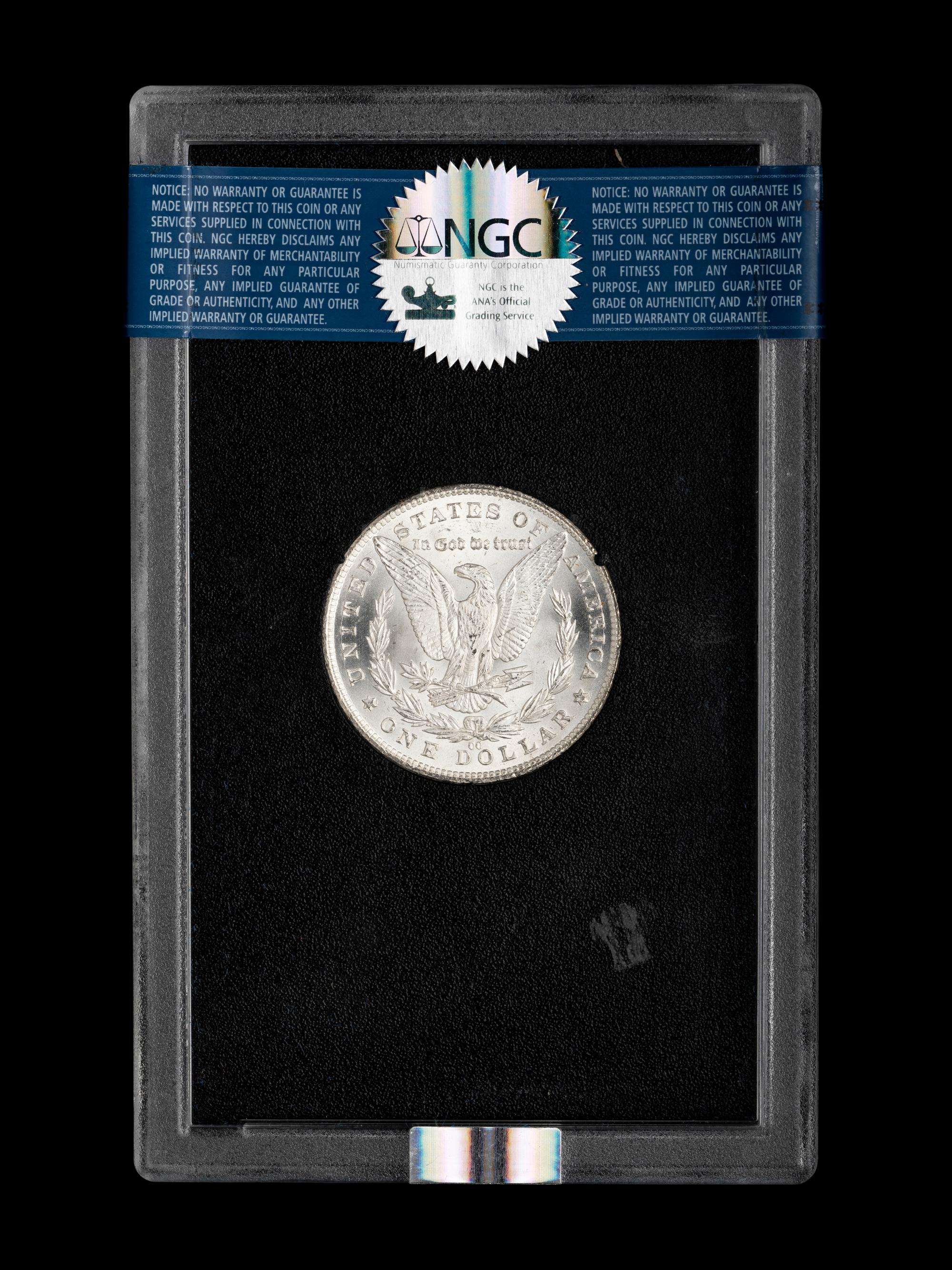 An 1881-CC GSA: Morgan $1 Coin (NGC MS62)