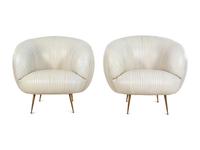 Pair of 'Souffle' Lounge Chairs