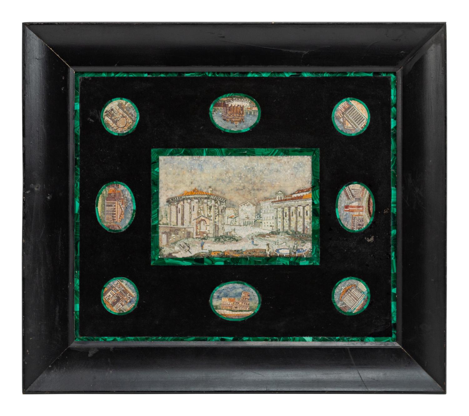 A Large Italian Micro-Mosaic Plaque