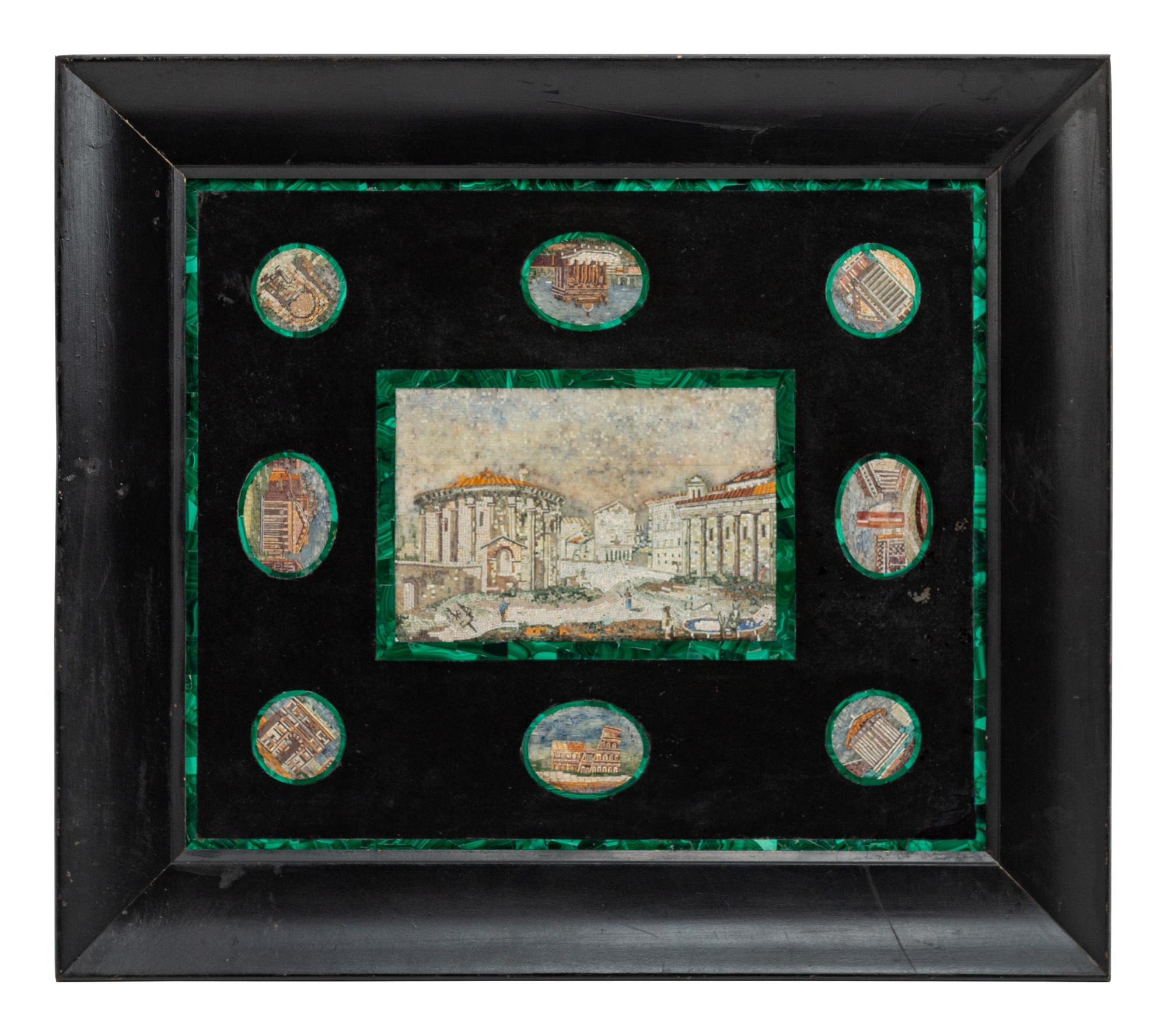 A Large Italian Micro-Mosaic Plaque