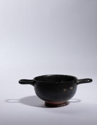 Two South Italian Black-Glazed Vessels