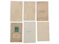 [CIVIL WAR]. A group of 6 CDVs of unidentified Navy officers, comprising: