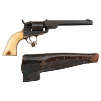 Factory Engraved and Ivory Gripped Colt Model 1849 Pocket Cartridge Conversion Inscribed to W.C. Walsh - 4th Texas Infantry CSA