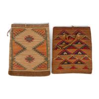 Pair of Nez Perce Corn Husk Flat Bags