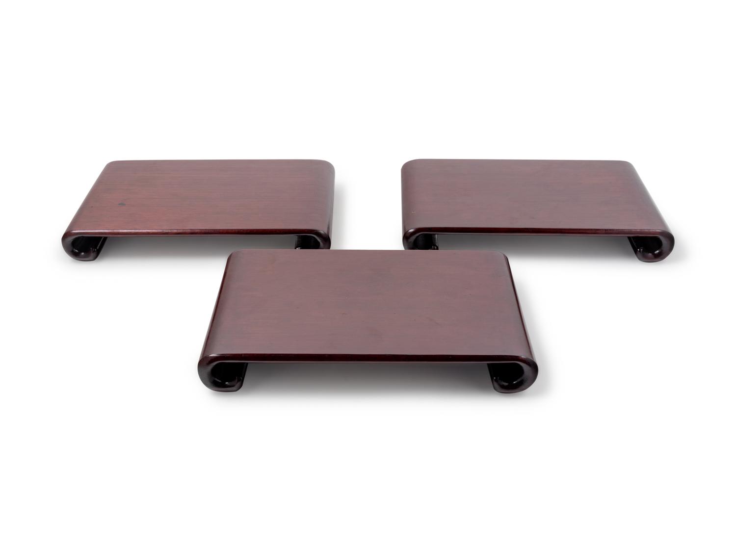 Twenty-three Chinese Hardwood Stands