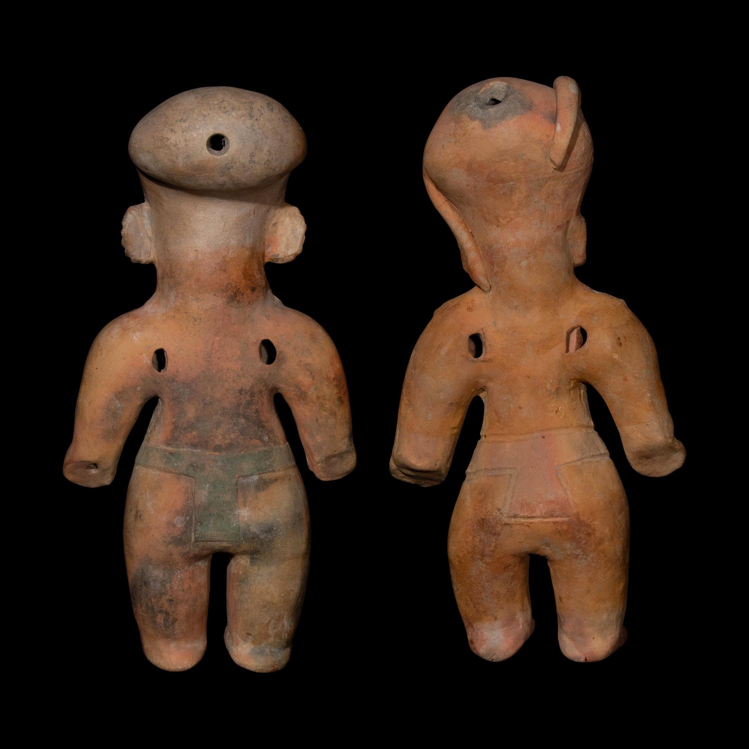 Two Jamacoaque Terracotta Figures