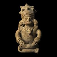 A Jamacoaque Terracotta Figure